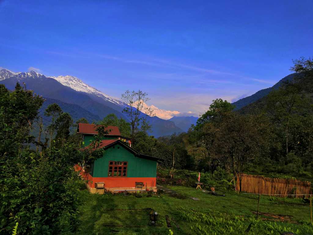 Homestay view of Dzongu region in North Sikkim