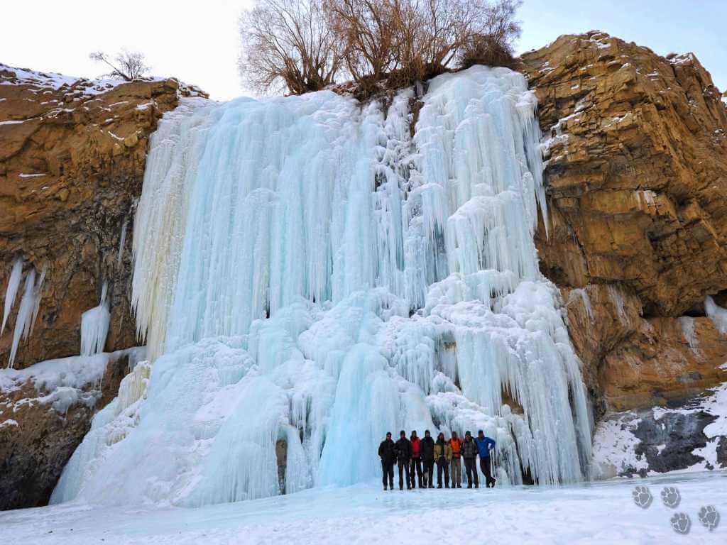 Frozen Waterfall Chadar Trek Ladakh India_Eka Experiences