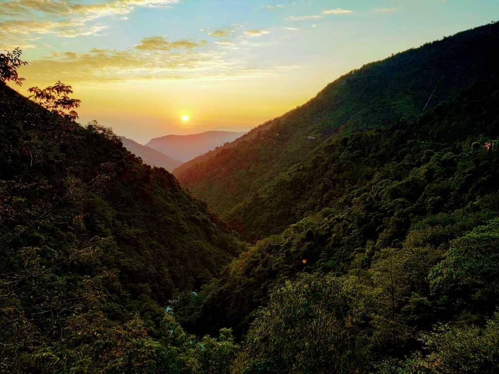 Valley views in Singalila National Park Trek