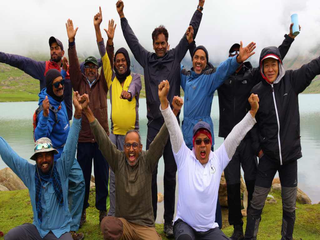 Successful Trek_Kashmir Great Lakes Trek_Eka Experiences
