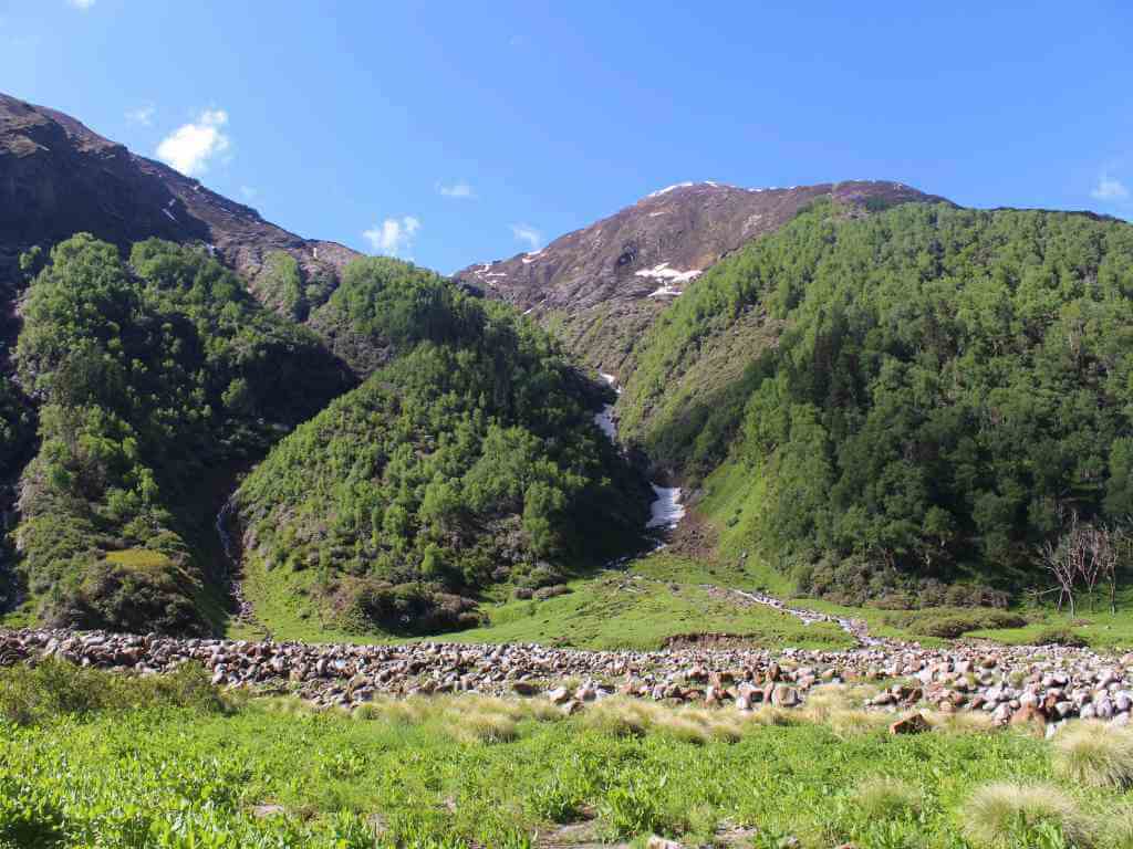 Green meadows and mountains_Dev Kyara Trek in Uttarakhand