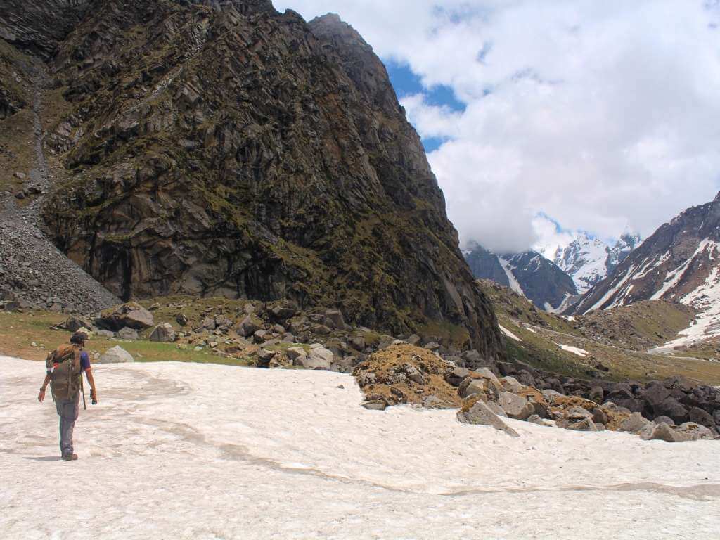 Snow fields_Dev Kyara Trek in Uttarakhand