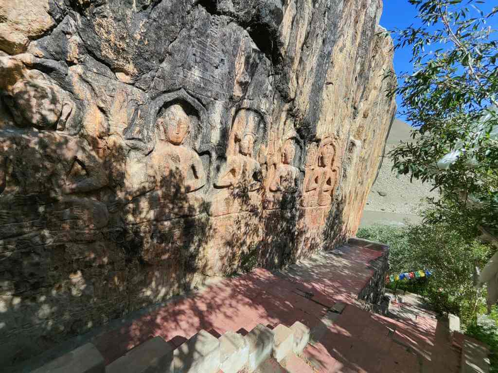 Dhyani Buddhas Rock Sculptures Zanskar Valley Tour Eka Experiences
