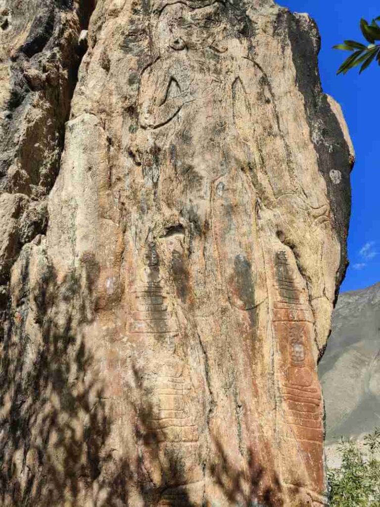 Huge Carving on Monolith in Padum Zanskar Valley Tour 1 Eka Experiences