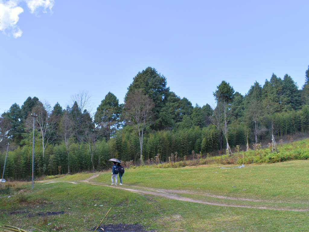 A couple walking in Ziro Valley Arunachal_Eka Experiences™