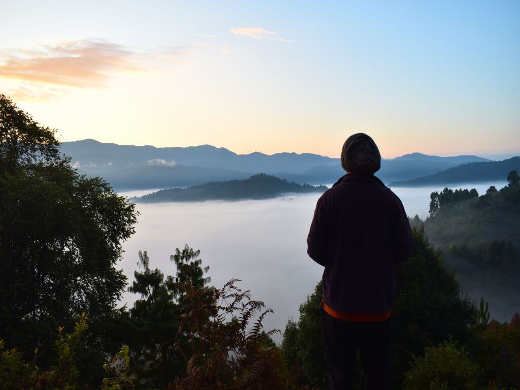 Sunrise Hiking view over Ziro Valley Arunachal_Eka Experiences™