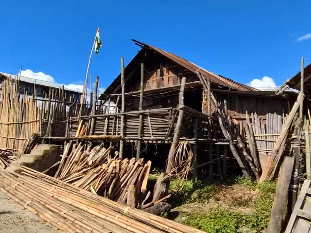 Traditional Huts in Ziro Valley Arunachal Tour_Eka Experiences™
