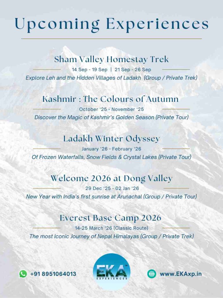 Upcoming Tours 2025 - 2026_Eka Experiences™